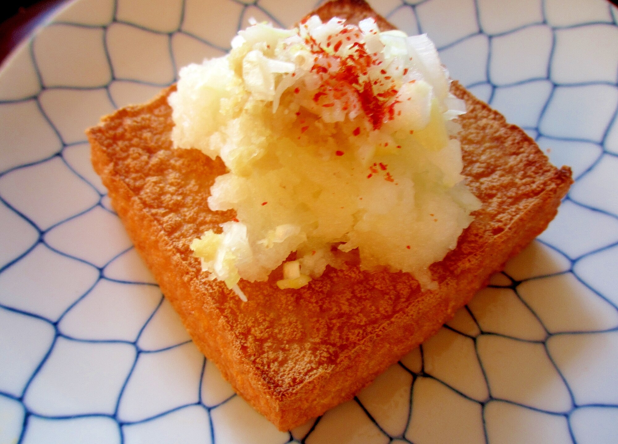 簡単美味しい☆厚揚げ焼き大根おろし添え レシピ・作り方 by みーこ