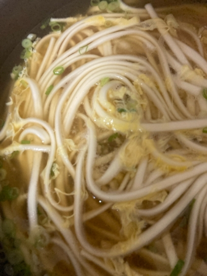 しょうがでポカポカ♪我が家の“あんかけ卵うどん”