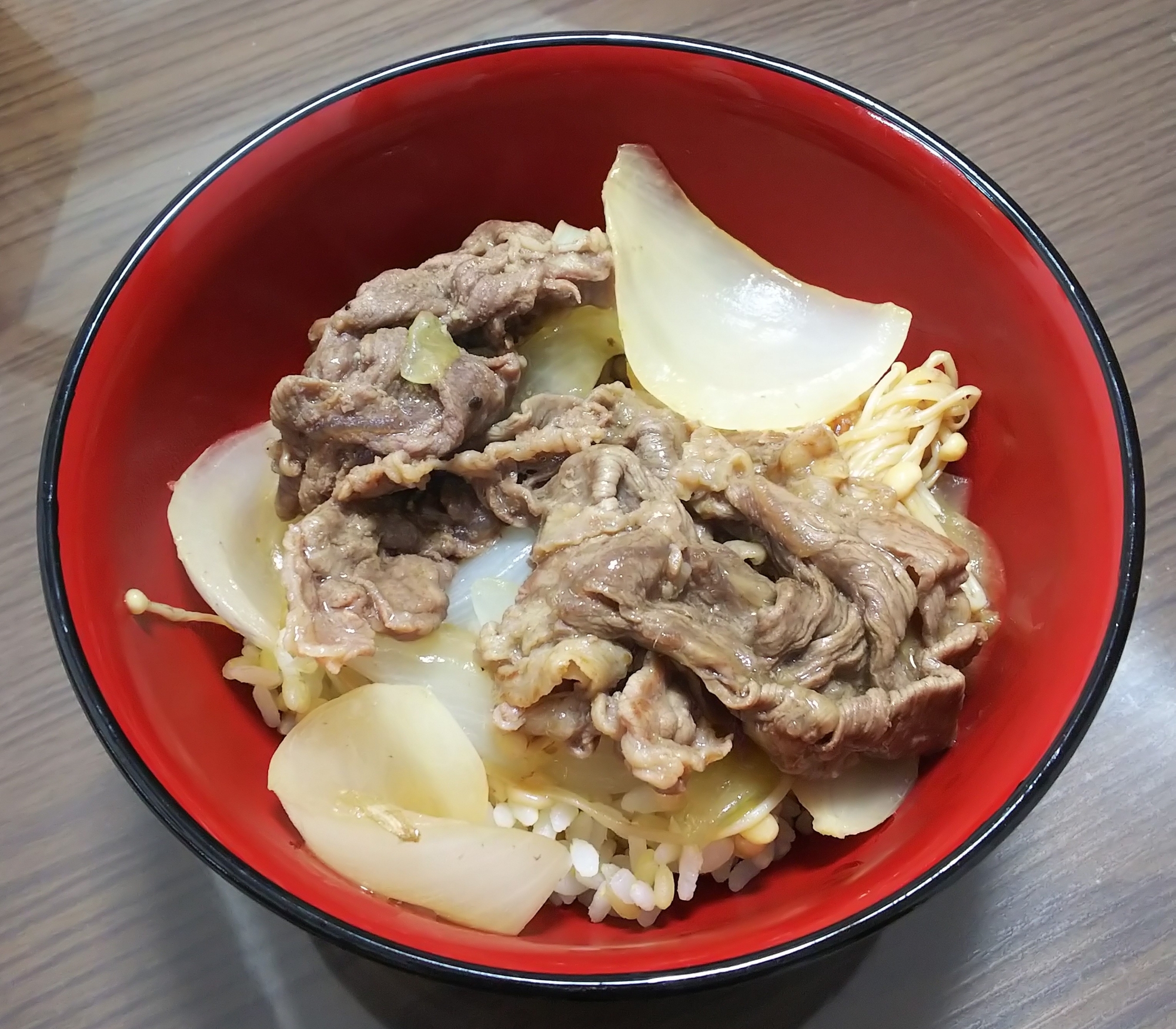 うちのえのき牛丼