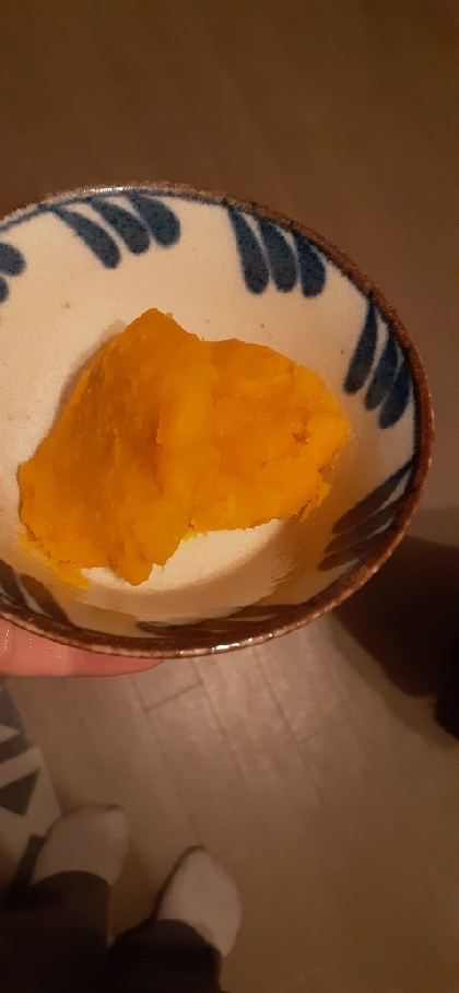 離乳食【後期】冷凍かぼちゃのきなこのお焼き