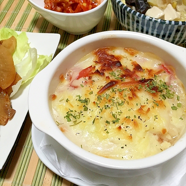 はふはふじゅーしぃ とまたまチキンドリアソース焼き レシピ 作り方 By Johnny Bean 楽天レシピ はふはふじゅーしぃ とまたまチキンドリアソース焼き レシピ 作り方 By Johnny Bean 楽天レシピ