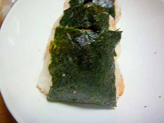 北海道の鮭おにぎり