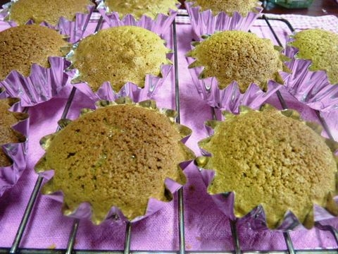 お抹茶カップケーキ レシピ 作り方 By Roze Pi 楽天レシピ