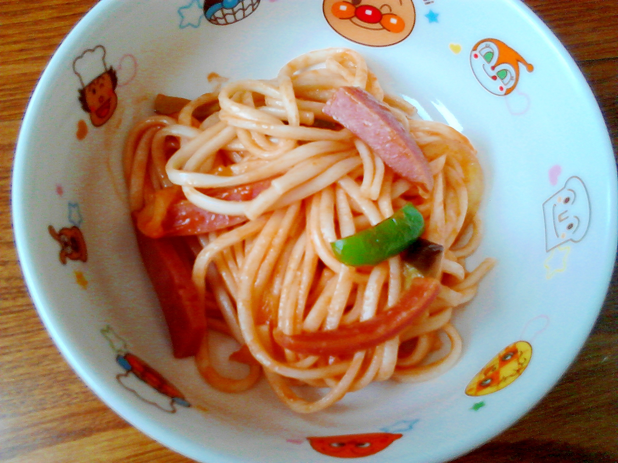 うどんで☆ナポリタン