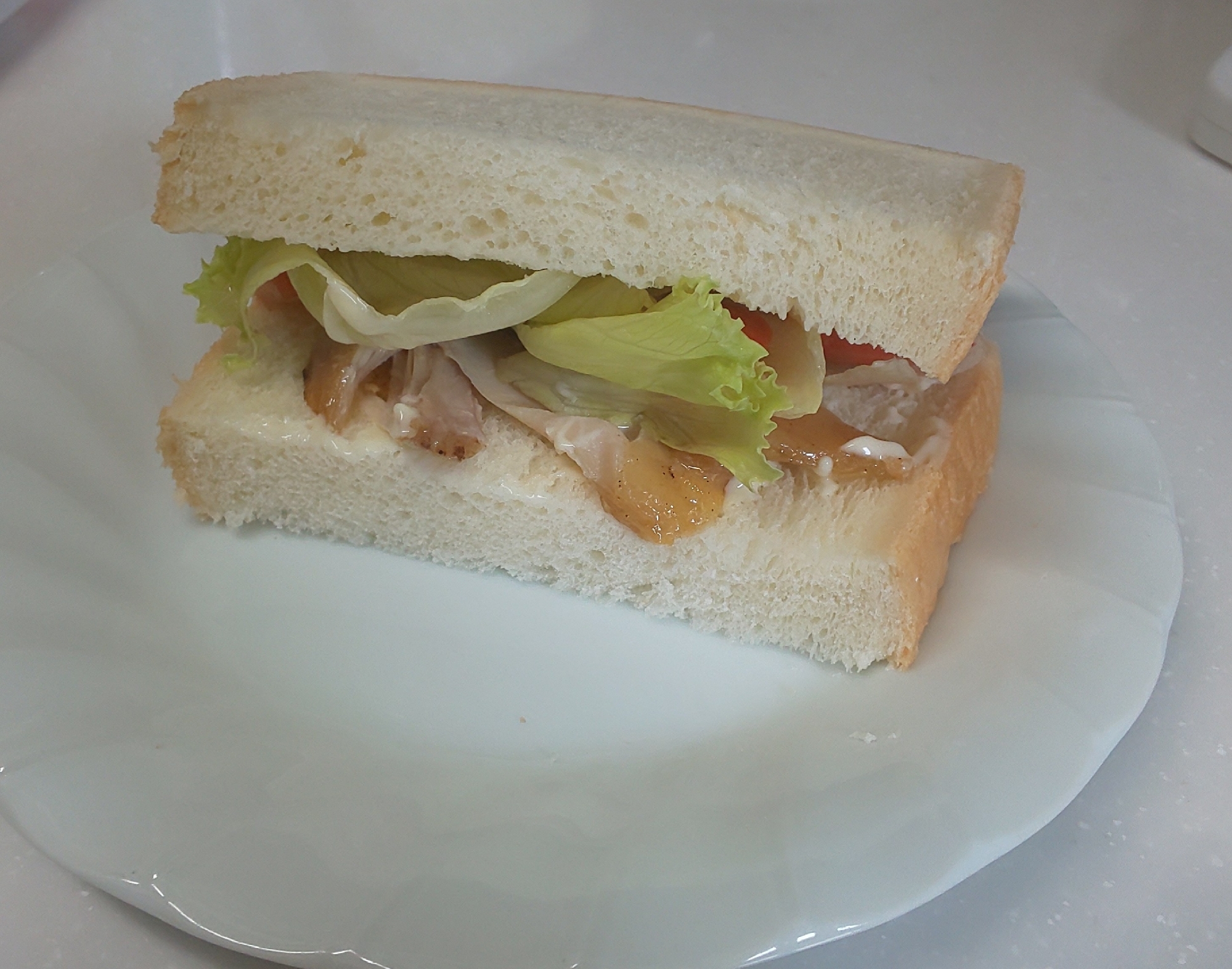 骨付きチキンリメイク チキンサンド レシピ 作り方 By とらねこのぱせり 楽天レシピ
