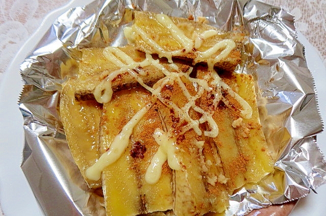 バナナのトースター焼き