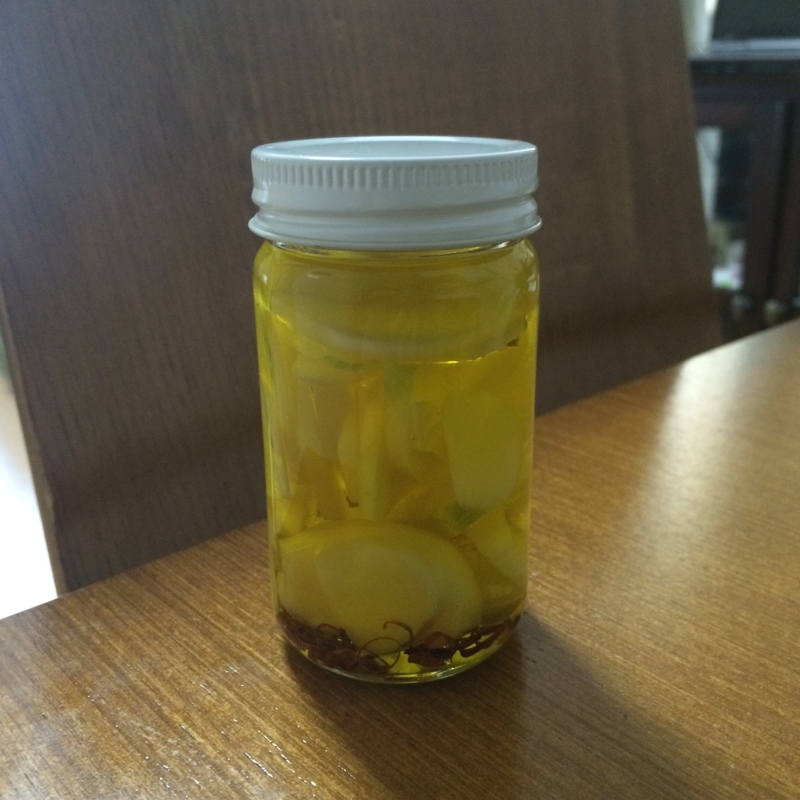 鷹の爪風味 にんにくのオリーブオイル漬け レシピ 作り方 By Kata1785 楽天レシピ