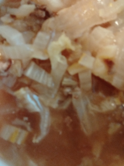 白菜大量消費！豚ひき肉と白菜の和風あんかけ