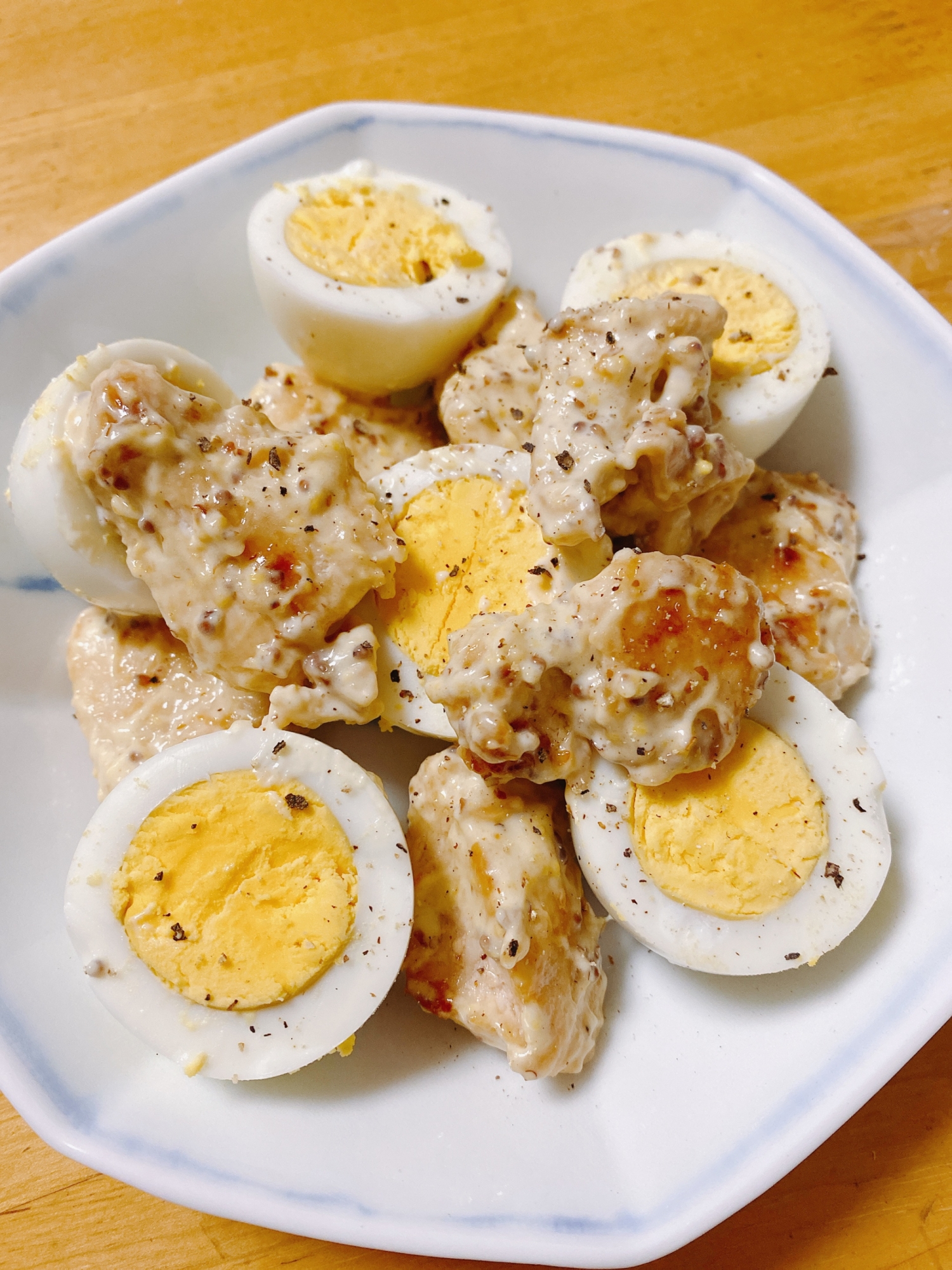 鶏むね肉のマヨマスタード焼き