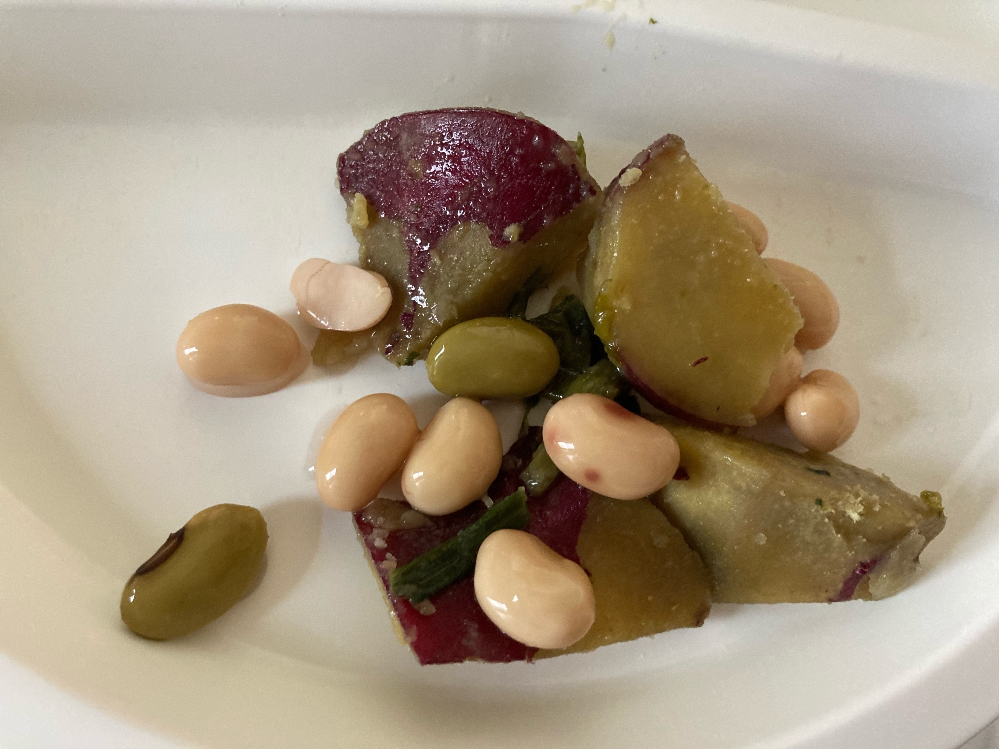 幼児食♫ さつま芋と豆