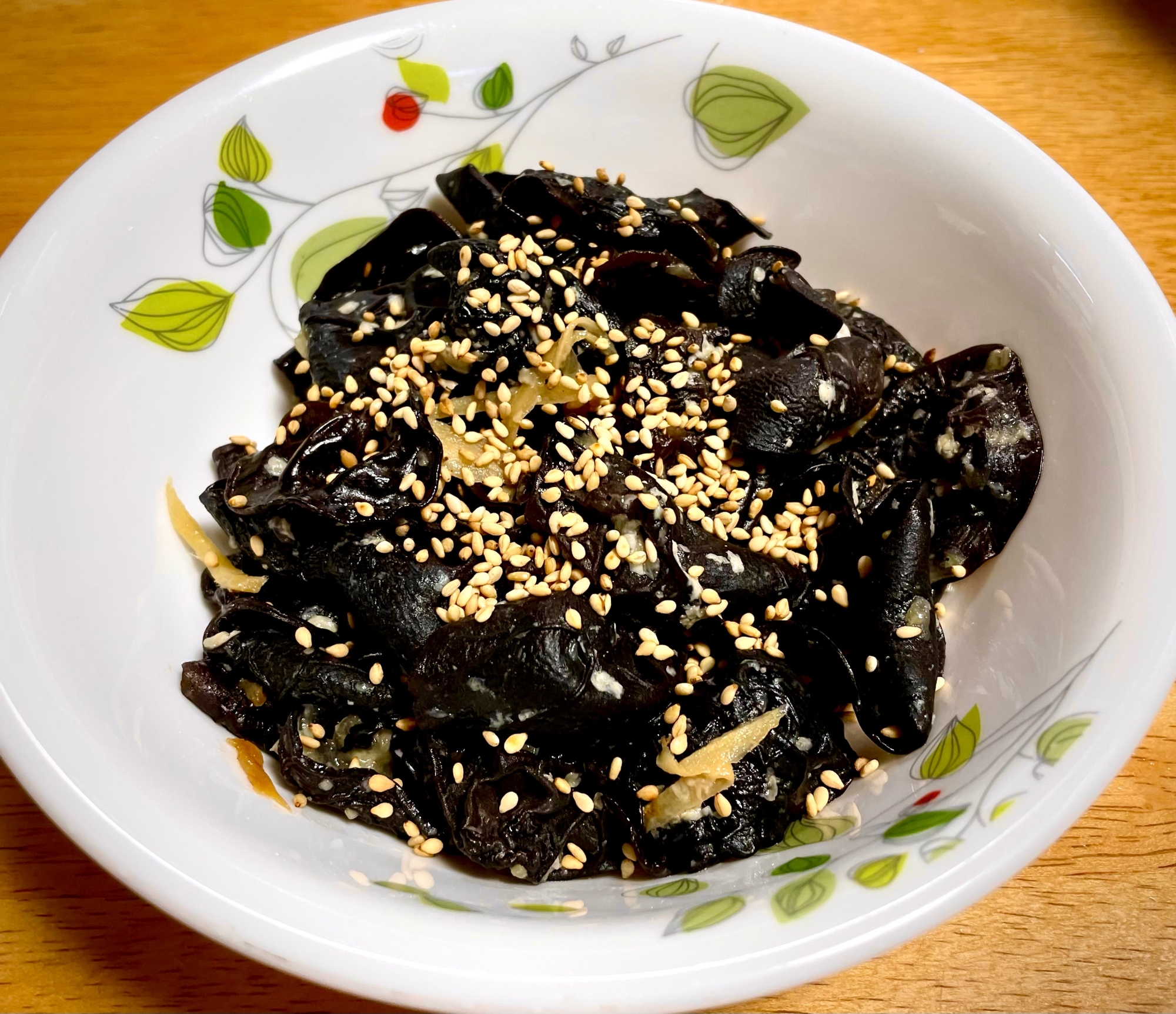 黒きくらげの甘辛佃煮風