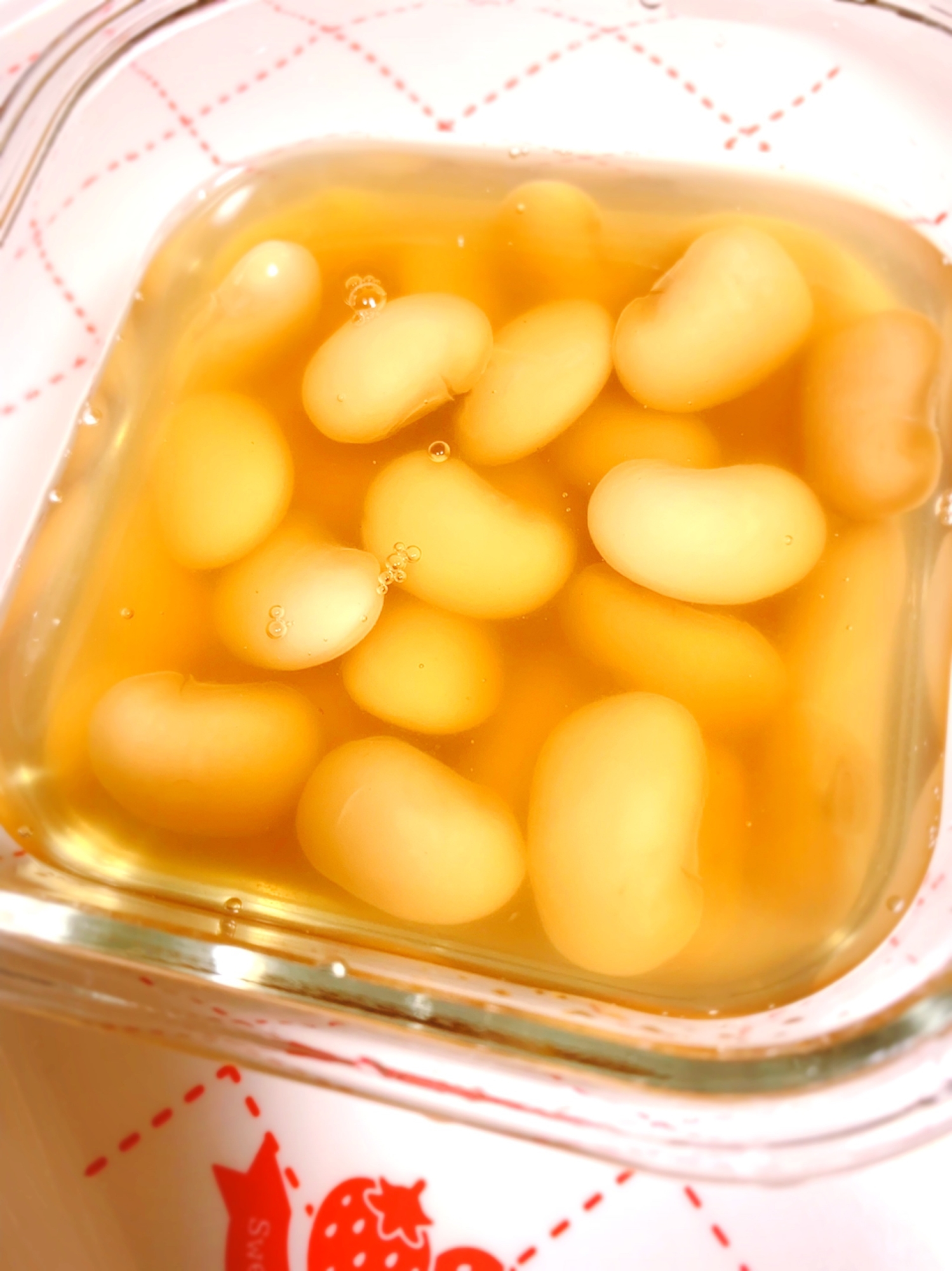 白花豆メープルシロップの甘露煮風