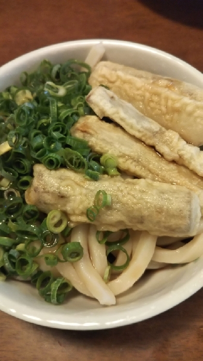 冷やしごぼう天うどん