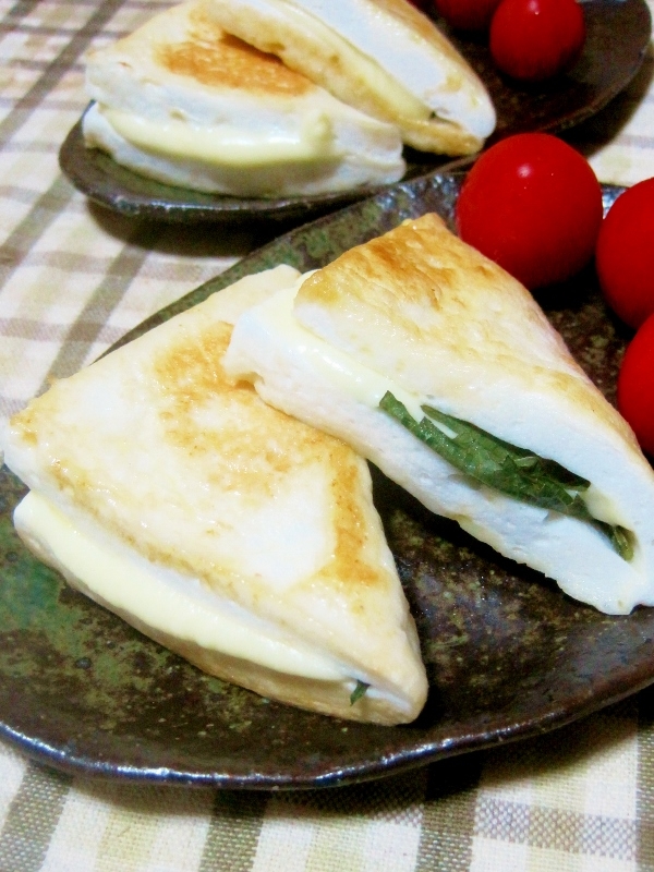 大葉チーズdeはんぺん焼き レシピ 作り方 By yamat 楽天レシピ