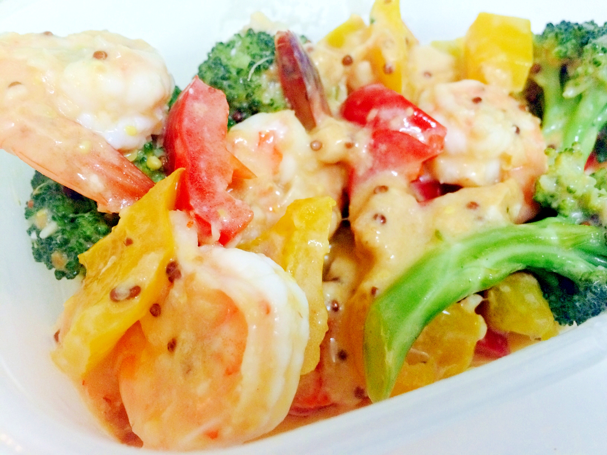 カラフルパプリカ入り海老マヨ レシピ 作り方 By Dietmenu23 楽天レシピ カラフルパプリカ入り海老マヨ レシピ 作り方 By Dietmenu23 楽天レシピ