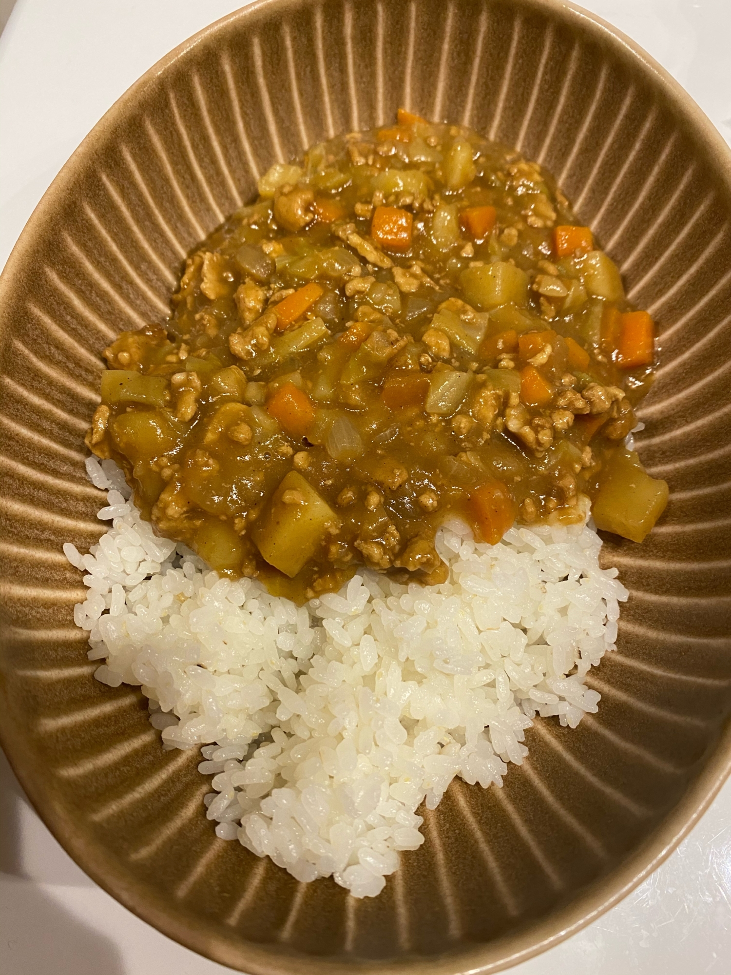 栄養たっぷりキーマカレー