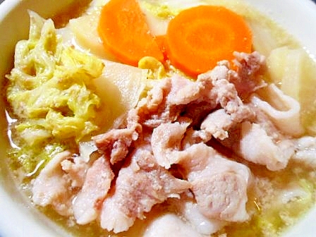 豚薄切り肉で とんこつ鍋 レシピ 作り方 By V るん 0394 楽天レシピ 豚薄切り肉で とんこつ鍋 レシピ 作り方 By V るん 0394 楽天レシピ