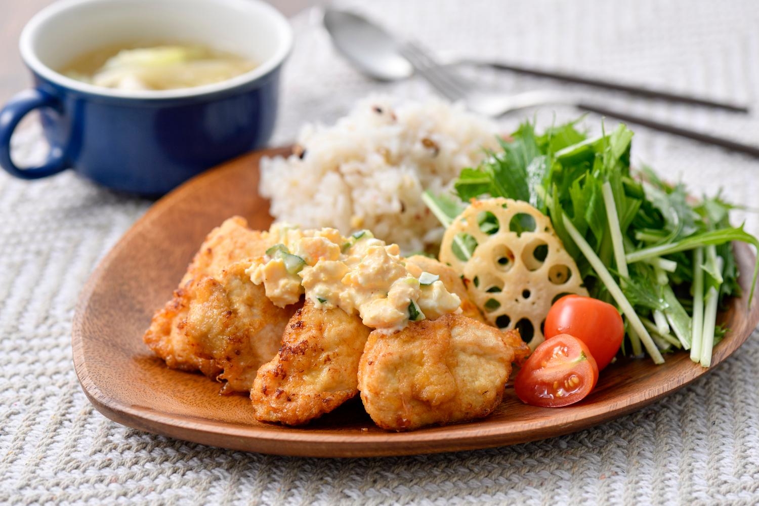 【鶏ムネ肉】なんちゃってタルタルのチキン南蛮