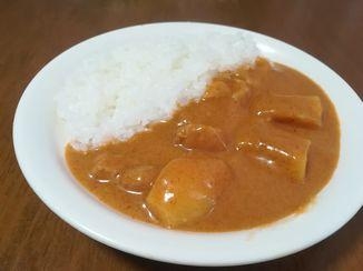 マイルドな辛さのクリームカレー