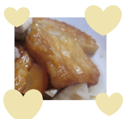 バターでこっくり♡じゃがいもとさつま揚げの煮物