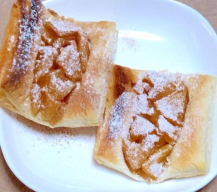 生パン粉を使ってサクサク熱々アップルパイ