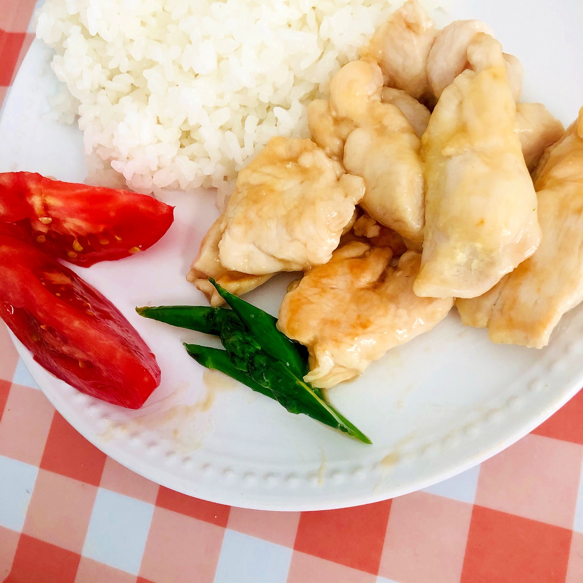 作り置きにも！むね肉の麺つゆ和え