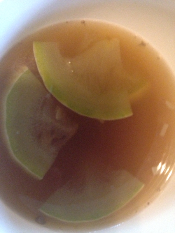 冬瓜のコンソメジンジャースープ