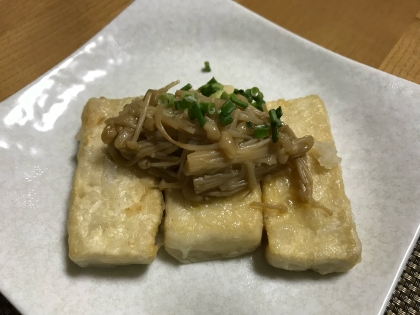 木綿豆腐のモチモチステーキ