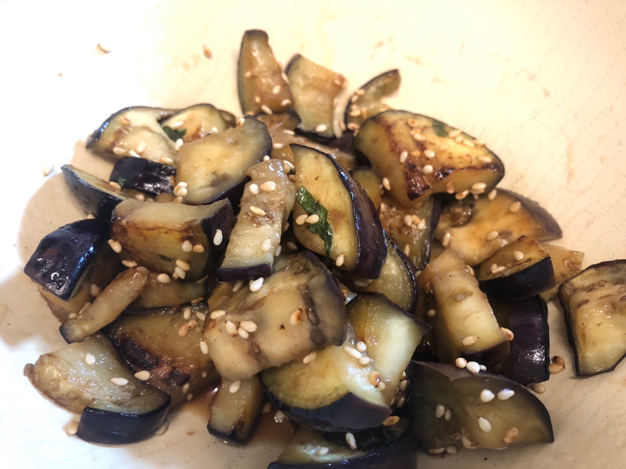 麺つゆで簡単焼きなす