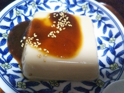 豆乳と片栗粉で作る簡単ごま豆腐
