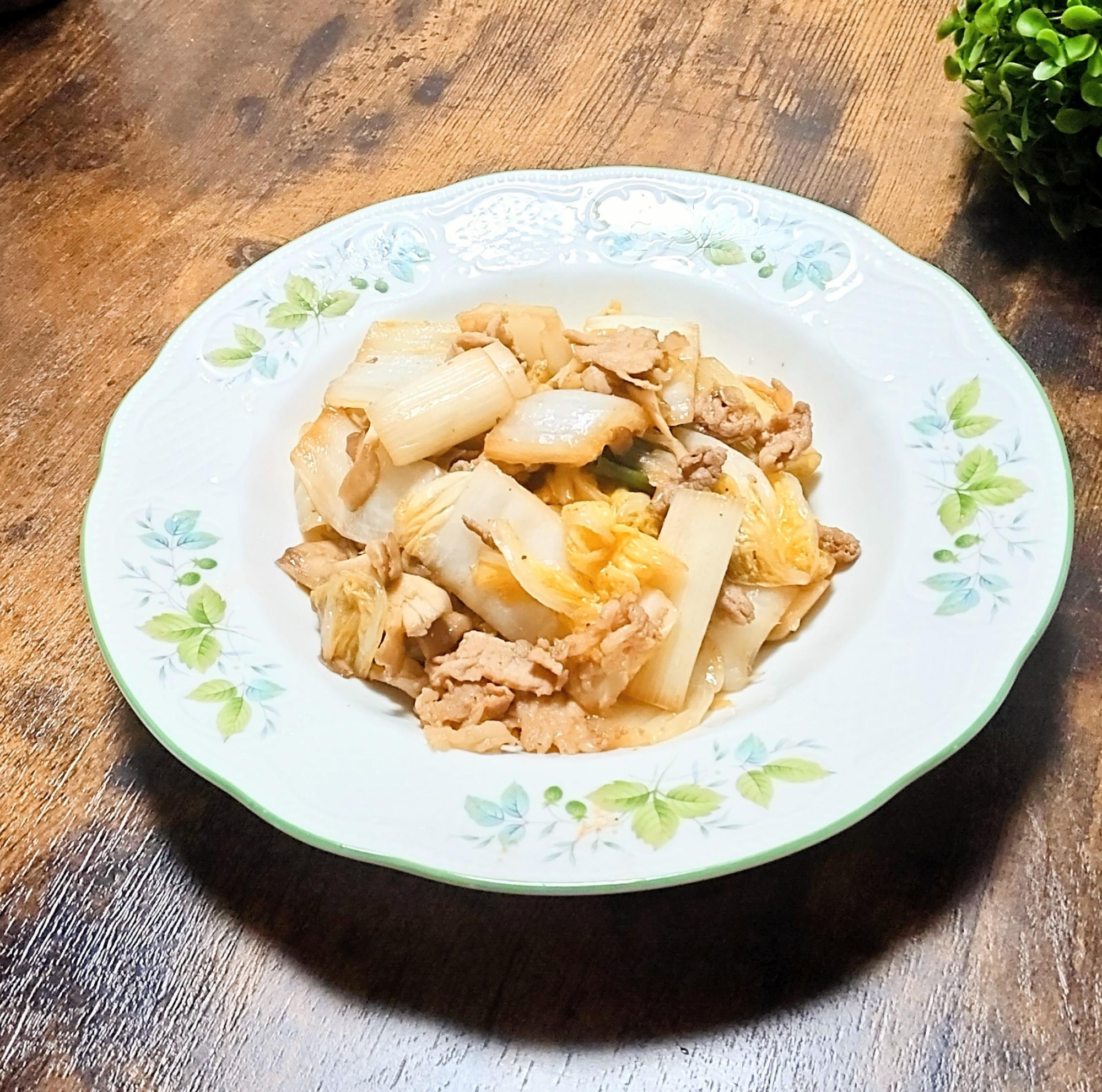 舞茸・白菜・長ネギDe簡単！焼肉のたれいため♪