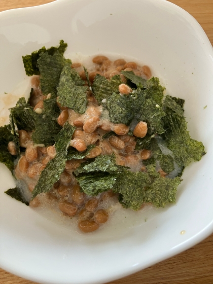 あっさり☆のり納豆餅