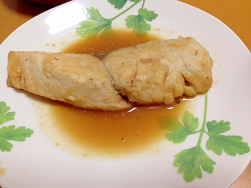 フライパンで鰆の味噌煮(*^_^*)