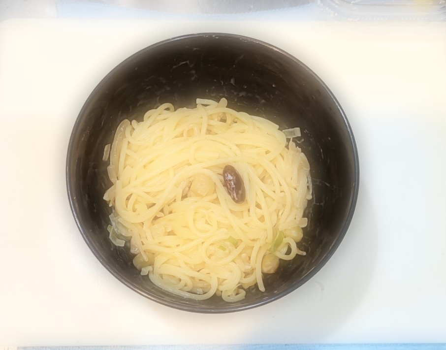 夏用 豆ともやしの和風ﾊﾟｽﾀ