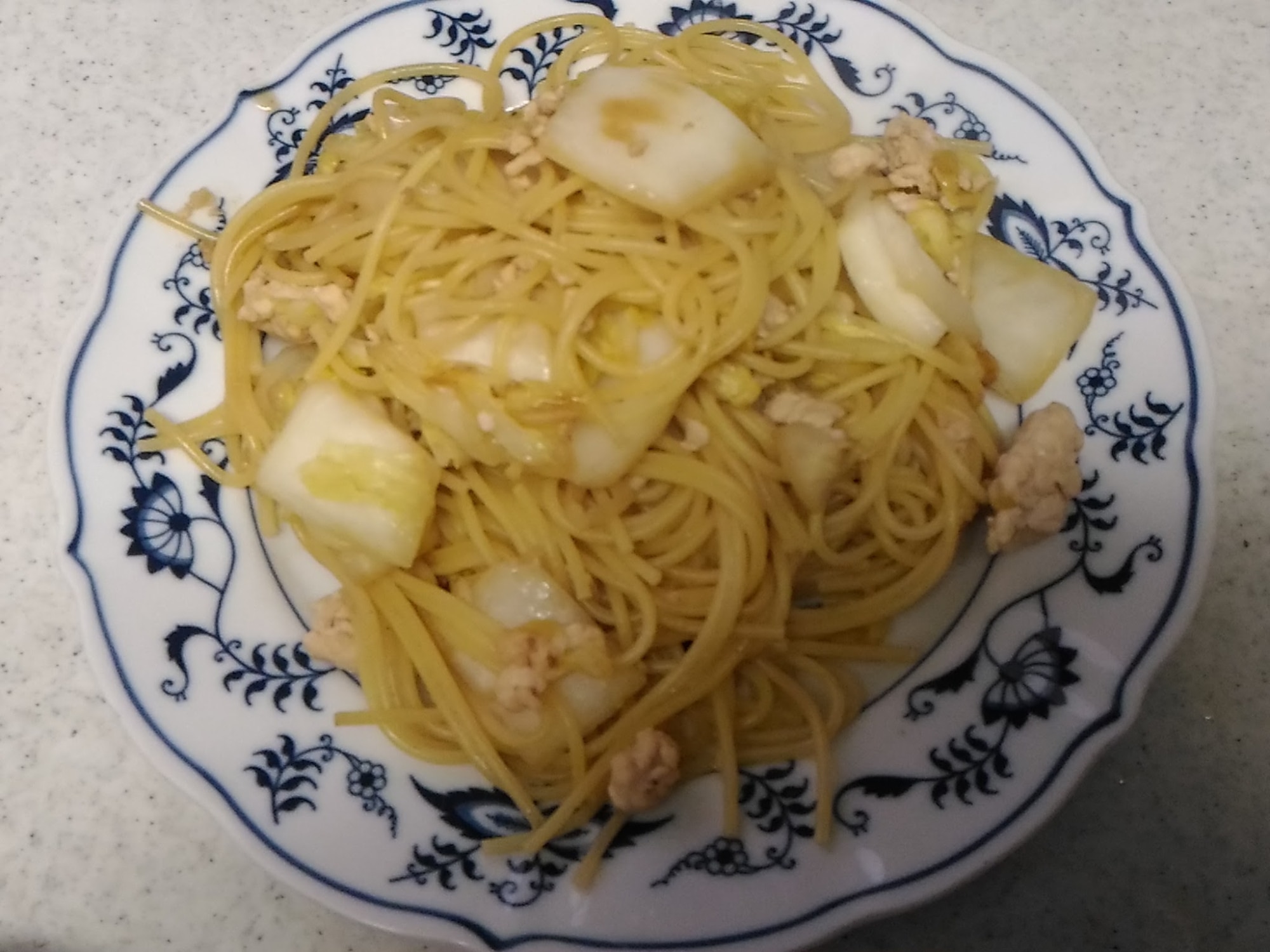鶏挽き肉と白菜の和風パスタ レシピ・作り方 by ねあっっ - 楽天レシピ