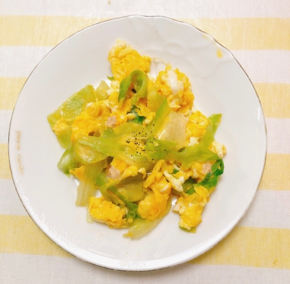 Anoaちゃん♪
カリフラワーのかわりにキャベツの外に近い葉っぱで食品ロスしました(  _ _)ෆ˚*卵炒めにしたらたくさん食べられましたﾉᐢ•͈ ᎑•͈ᐢﾉෆ