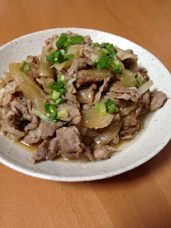 豚肉の甘辛みそ炒め♪