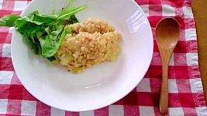 冬瓜・アスパラガスの和風リゾット