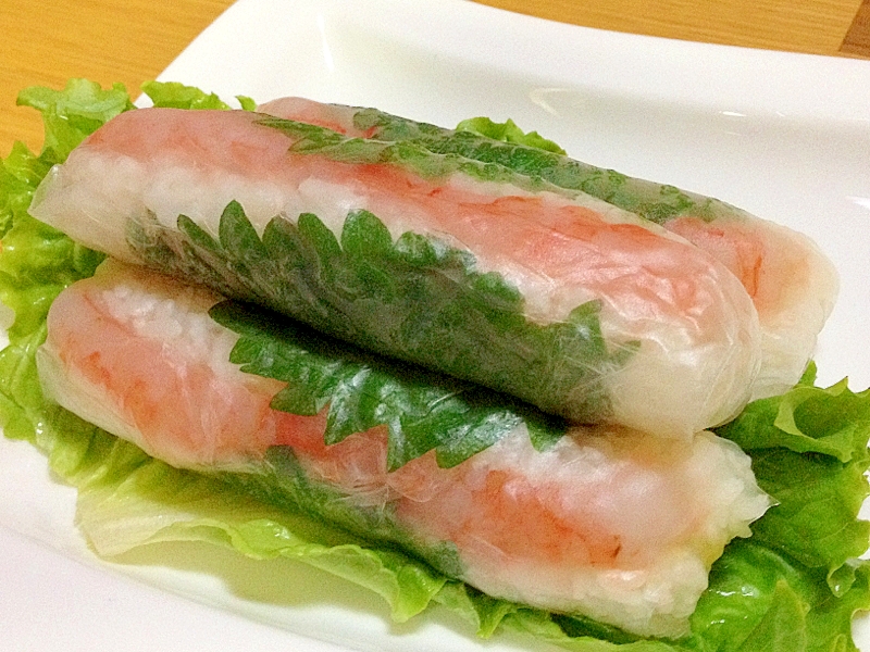 甘エビの生春巻き寿司 レシピ 作り方 By ポッケ 楽天レシピ 甘エビの生春巻き寿司 レシピ 作り方 By ポッケ 楽天レシピ