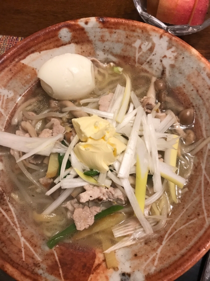 塩バターでラーメン美味しかったです。