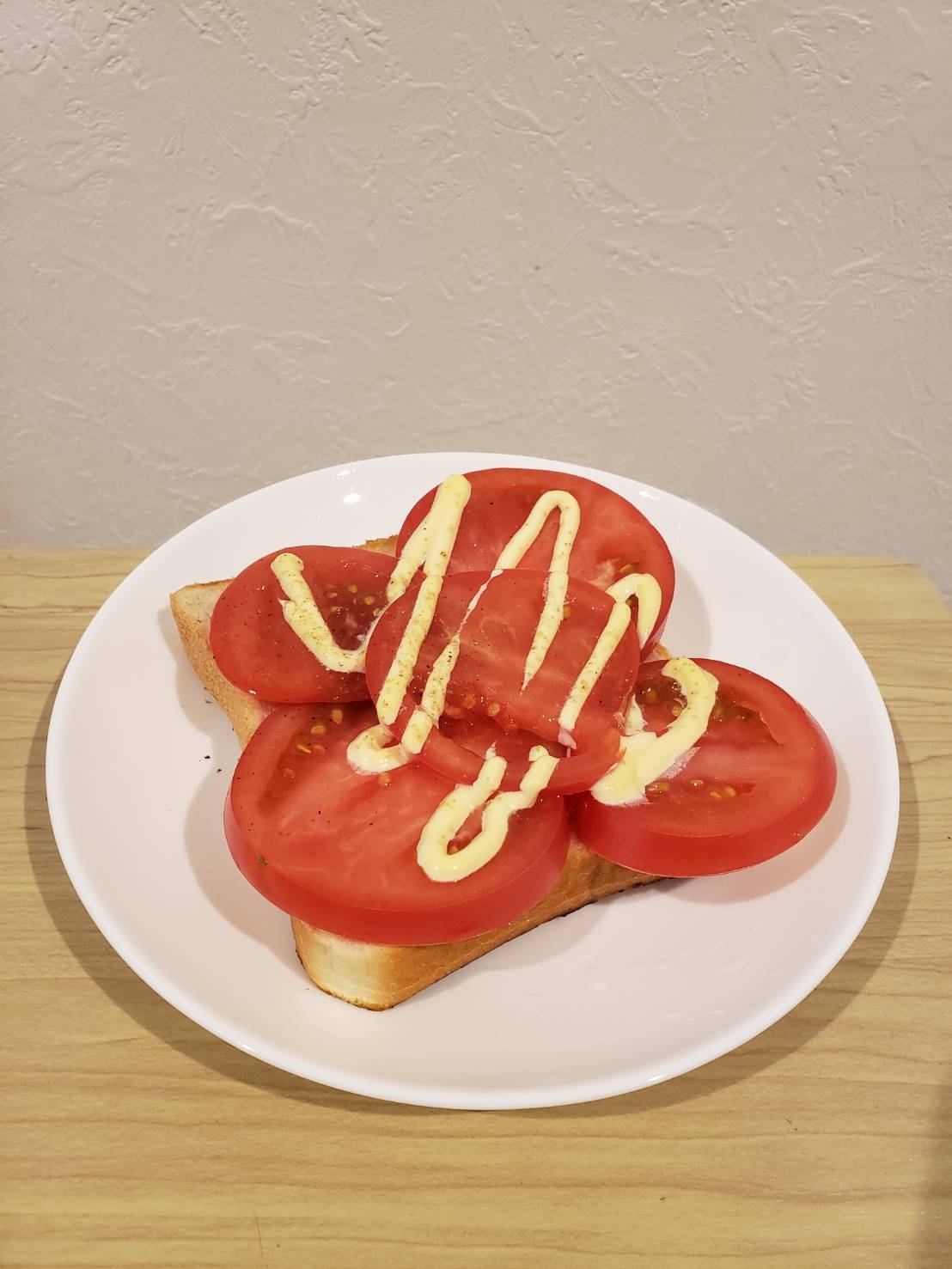 【簡単】野菜を摂れるトマトースト♡