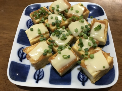 厚揚げのチーズ焼き