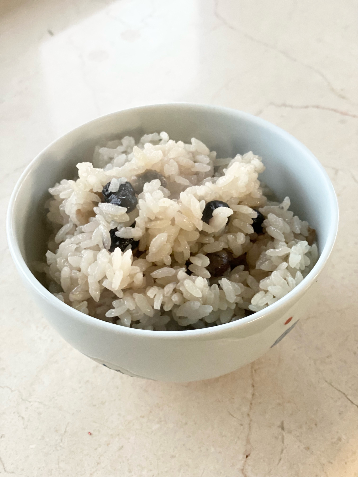 炒り大豆の炊き込みご飯