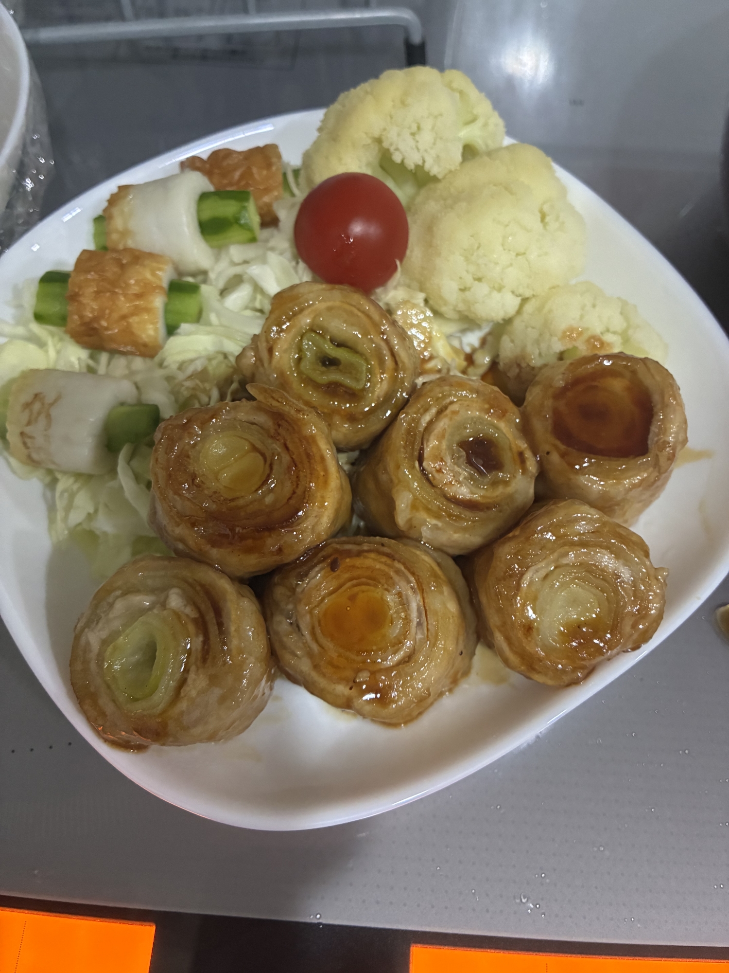 太ネギ　豚肉巻き