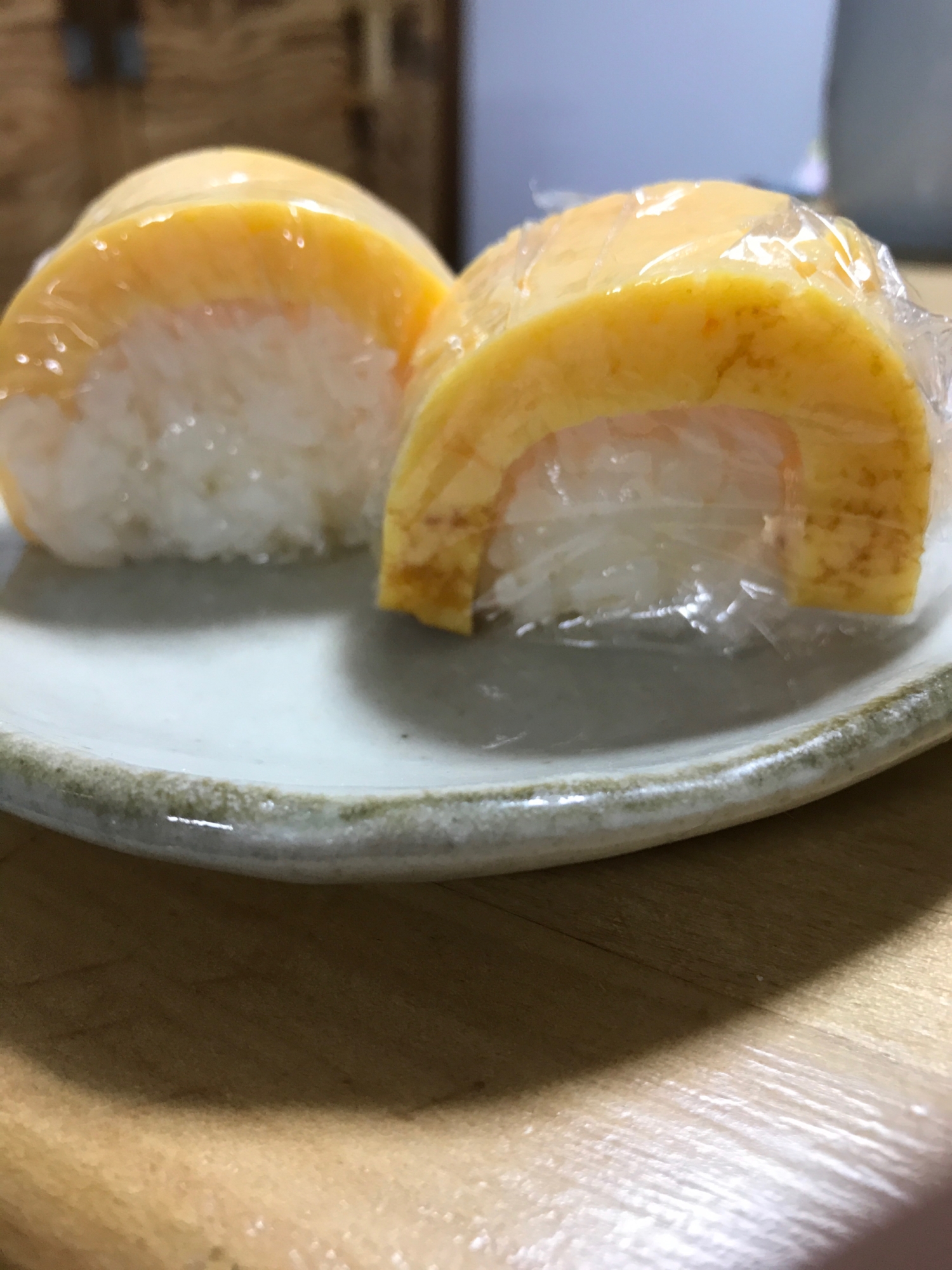 厚焼き卵のごはんロール