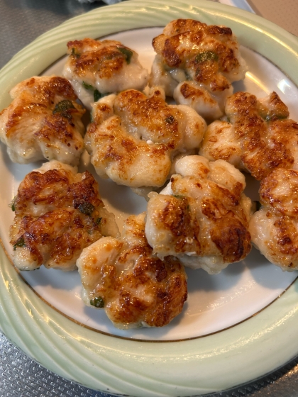 材料全部混ぜて焼くだけ　ササミ大葉マヨ焼き