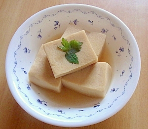 冷めてもおいしい高野豆腐の含め煮 レシピ・作り方 by peru7｜楽天レシピ