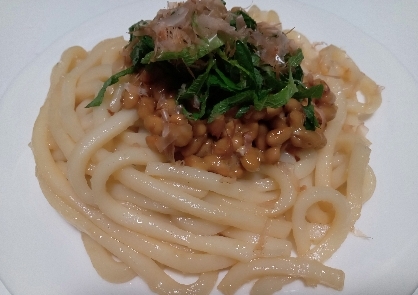 簡単！旨い！☆納豆焼きうどん☆