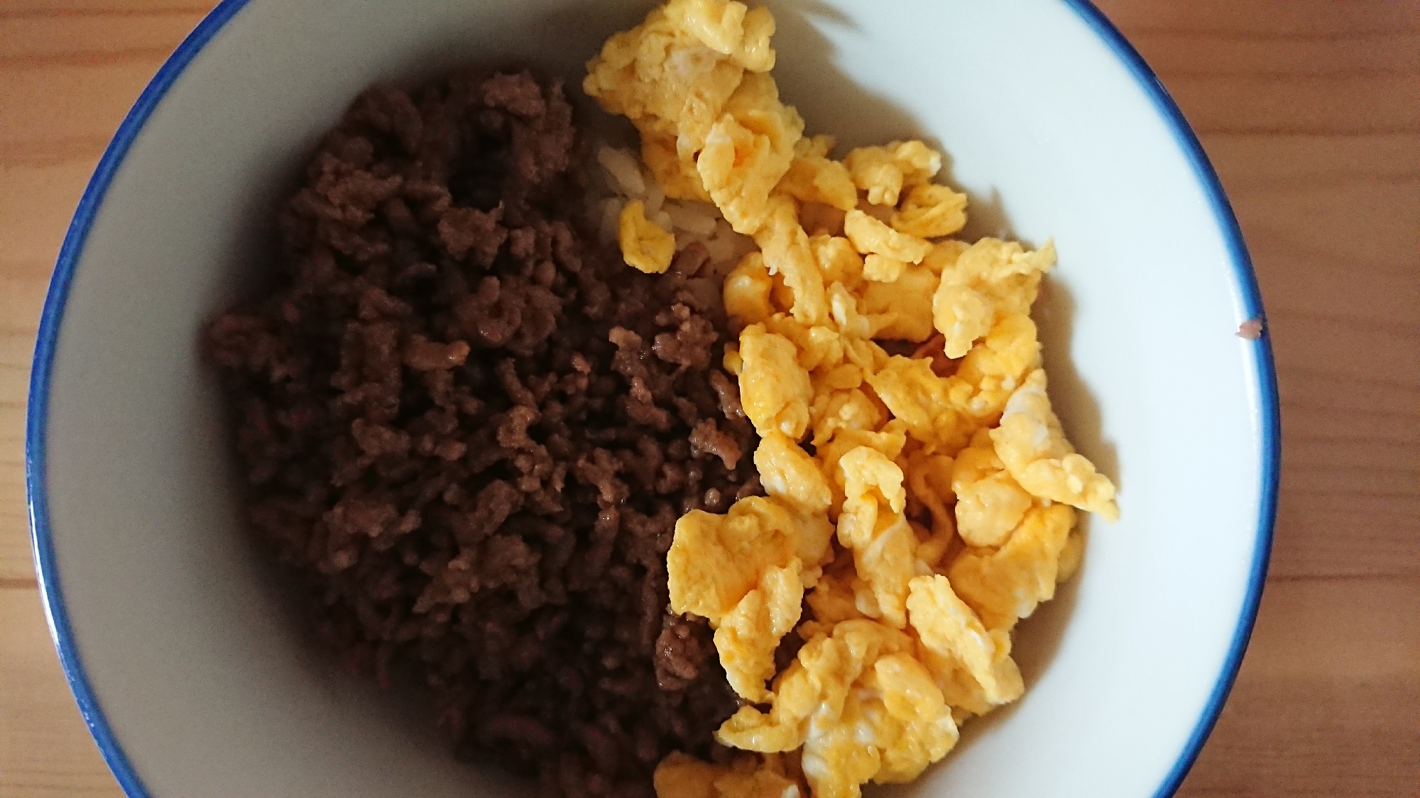 簡単！合挽き肉のそぼろ丼