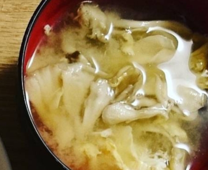 ꕥ舞茸と卵の味噌汁ꕥ